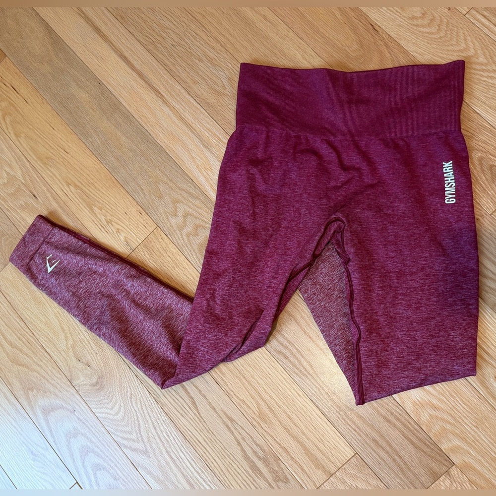 Gymshark Women’s Small Burgundy Ombré Leggings